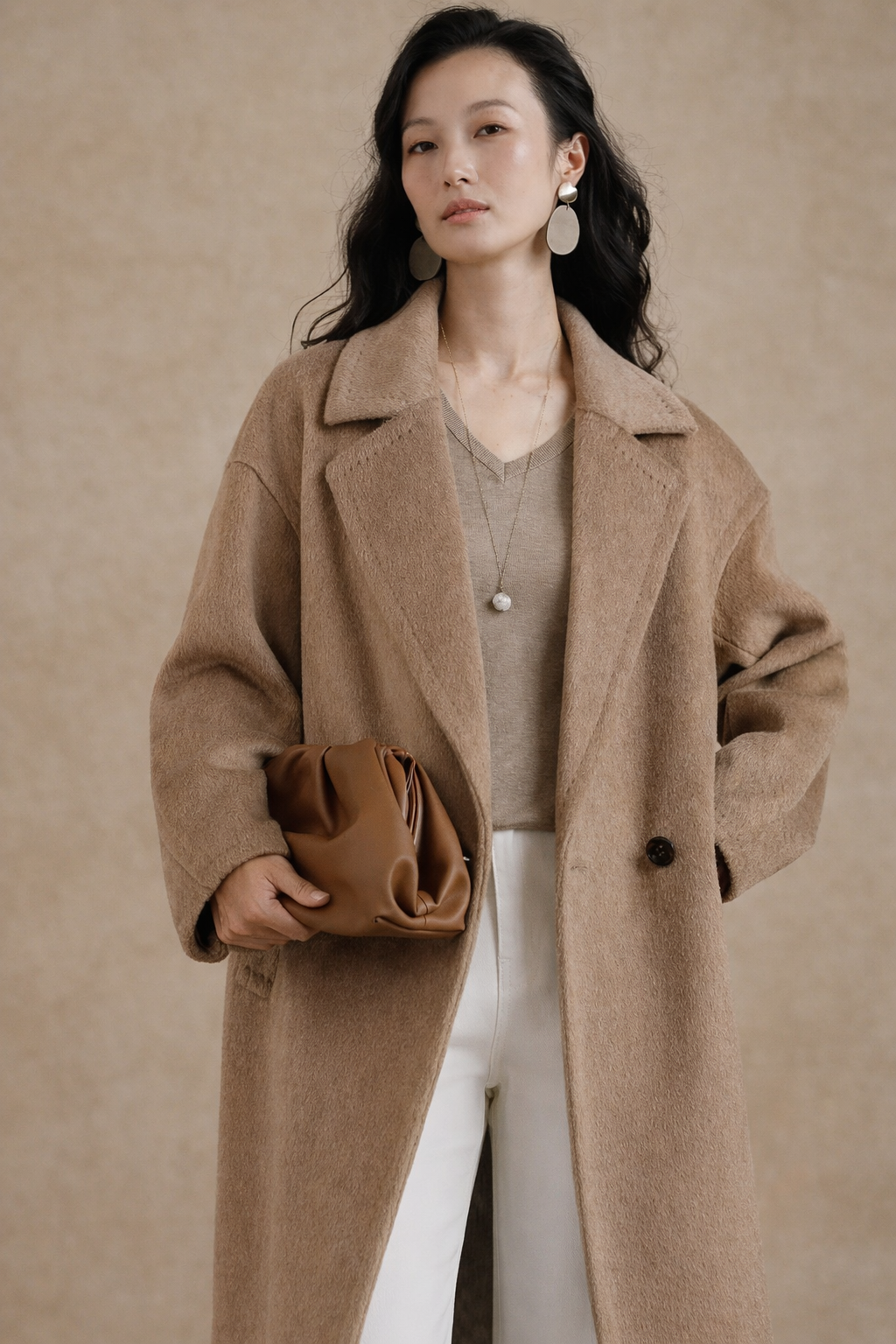 Huā Long Cashmere Coat